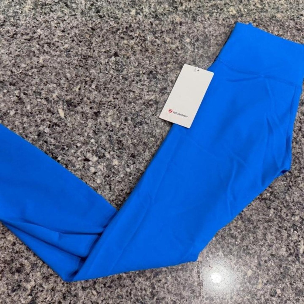 Lululemon Wunder Train High-Rise Tight 31 Poolside Blue LW5EOZT Size 8